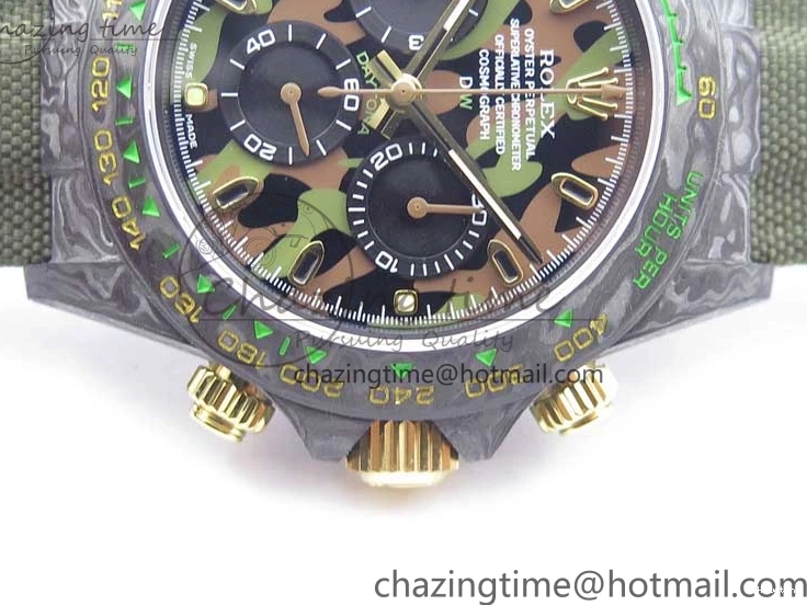 Edition Carbon Nylon Green OMF Daytona on Green A4130 Dial Best Strap DIW Deep 1127